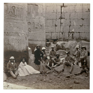 Azulejo De Cerámica Agrupe la fotografía en el Pasillo de columnas,