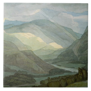 Azulejo De Cerámica Agua de Rydal, 1786 (w/c)