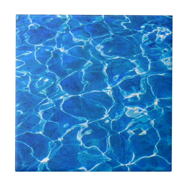 Azulejo De Cerámica Agua Dulce - Versión Uno de Tres (Frente)