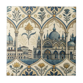 Azulejo de Cerámica al Estilo Veneciano | Barroco
