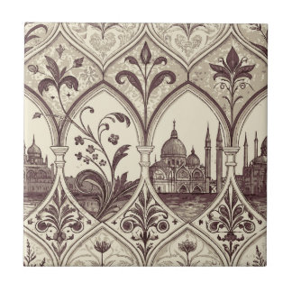 Azulejo de Cerámica al Estilo Veneciano | Barroco