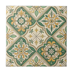 Azulejo de Cerámica al Estilo Veneciano Barroco