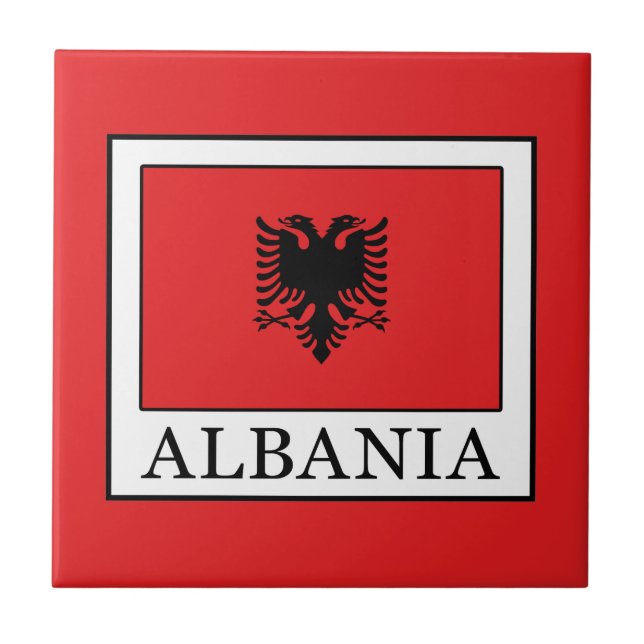 Azulejo De Cerámica Albania (Frente)