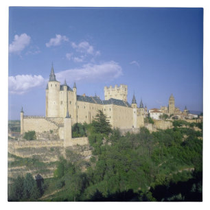 Azulejo De Cerámica Alcázar, Segovia, Castilla León, España 2