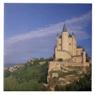 Azulejo De Cerámica Alcázar, Segovia, Castilla y León, España