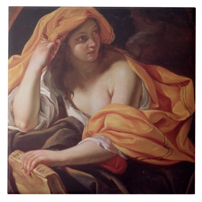 Azulejo De Cerámica Alegoría de la filosofía (Frente)