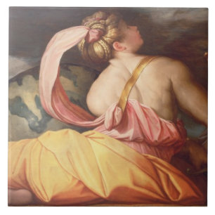 Azulejo De Cerámica Alegoría de la geografía