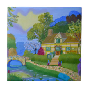 Azulejo De Cerámica Algodón de primavera