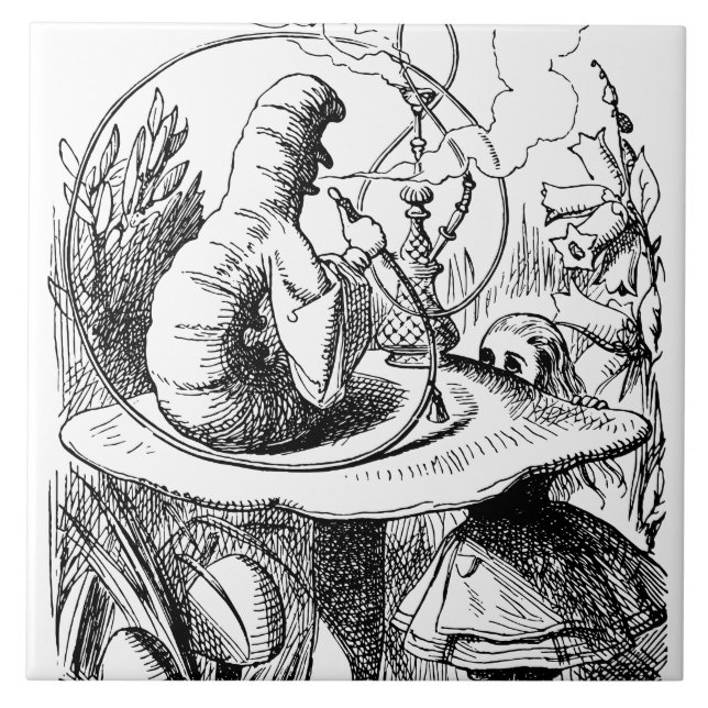 Azulejo De Cerámica Alicia en el país de las maravillas - Alicia (Frente)