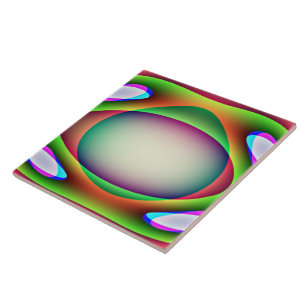 Azulejo De Cerámica Alien Spaceship Tile