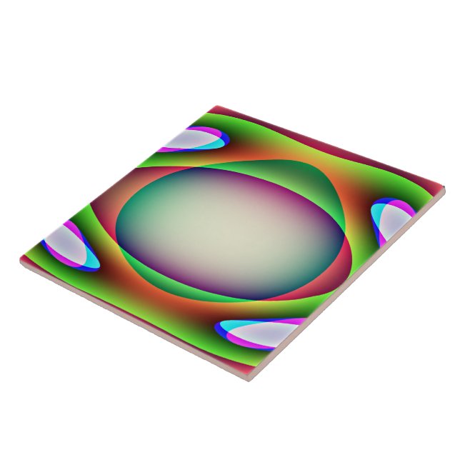 Azulejo De Cerámica Alien Spaceship Tile (Lado)