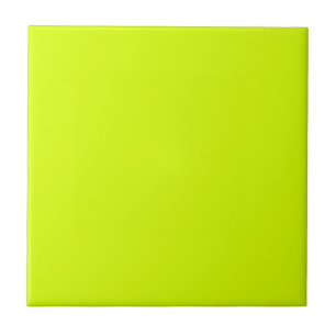 Azulejo De Cerámica Amarillo neón, Chartreuse de alta visibilidad