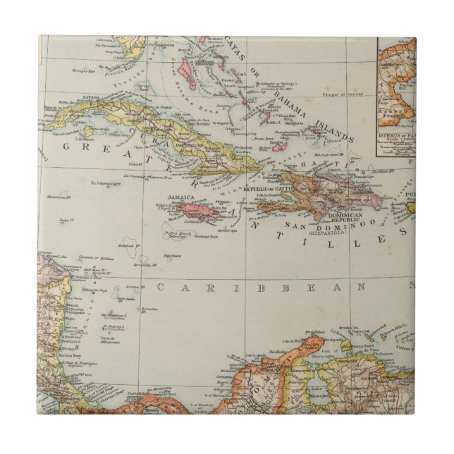 Azulejo De Cerámica America Central 2 (Frente)