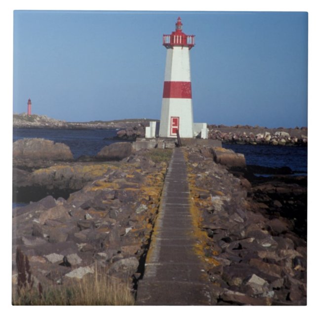 Azulejo De Cerámica América del Norte, Canadá, Miquelon y St. Pierre, (Frente)