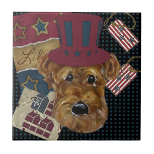 AZULEJO DE CERÁMICA AMERICANA AIREDALE