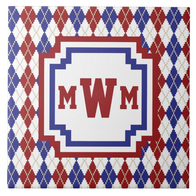 Azulejo De Cerámica Americana Argyle Tile (Frente)
