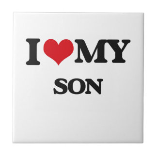 Azulejo De Cerámica Amo a mi hijo