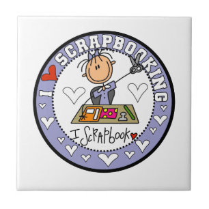 Azulejo De Cerámica Amo el Scrapbooking