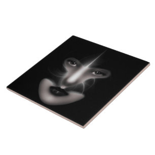 Azulejo De Cerámica Angel Eyes Fractal Art Tiles