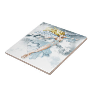 Azulejo De Cerámica Angel Rhapsody - Tile