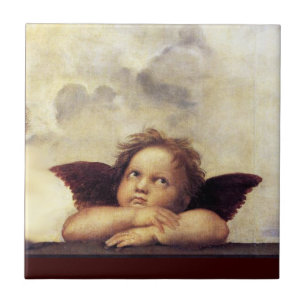 Azulejo De Cerámica ANGEL / Winged Cherub