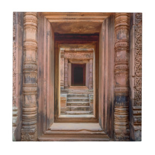 Azulejo De Cerámica Angkor Wat Entryway, Camboya