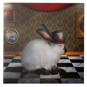 Azulejo De Cerámica Animal - el conejo