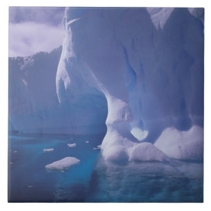 Azulejo De Cerámica Antártida. Paisajes de hielo antárticos 3