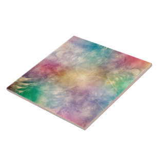 Azulejo De Cerámica Antecedentes Fractales de Apofisis Antigua I