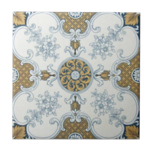 Azulejo De Cerámica Antigüedad Transferware de la reproducción VT0039