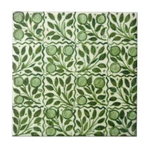 Azulejo De Cerámica Antigüedad Transferware de la reproducción VT006