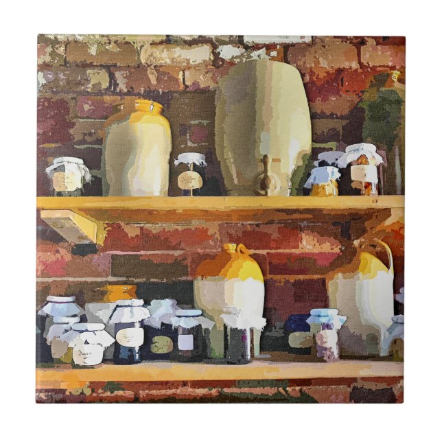 AZULEJO DE CERÁMICA ANTIGUO INGLATERRA (Frente)