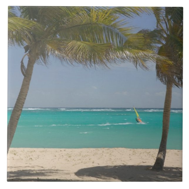 Azulejo De Cerámica Antillas Francesas, Guadaloupe, Marie, Galante 2 (Frente)