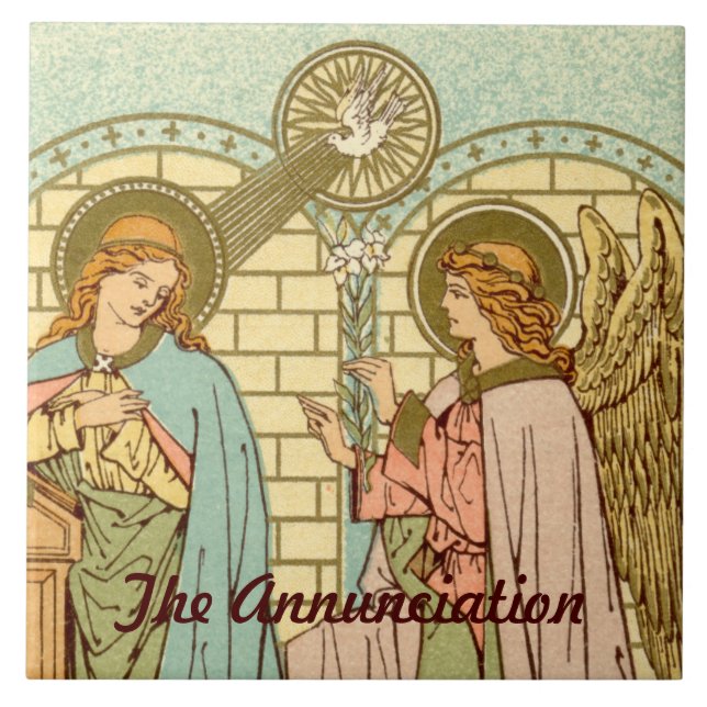 Azulejo De Cerámica Anunciación (RLS 04) (Frente)