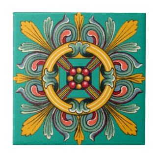 Azulejo De Cerámica Aqua Victorian Tile Design