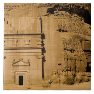 Azulejo De Cerámica Arabia Saudita, sitio de Madain Saleh, antiguo 3
