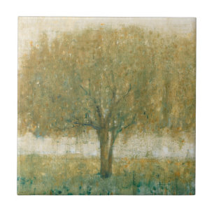 Azulejo De Cerámica Árbol de verano II