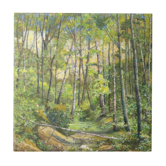 Azulejo De Cerámica arbolar (Frente)