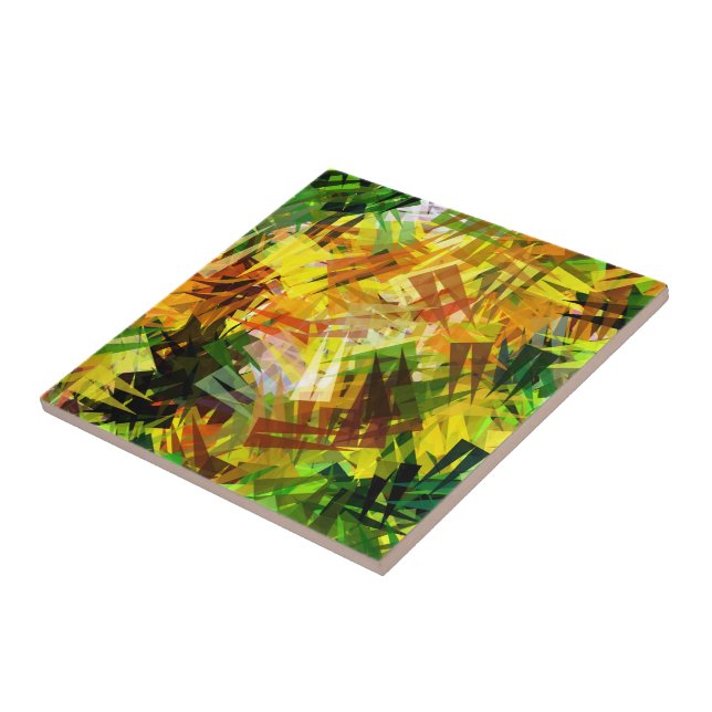 AZULEJO DE CERÁMICA ÁRBOLES DE VERANO (Lado)