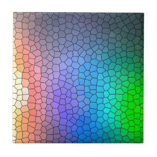 Azulejo De Cerámica Arco iris del mosaico