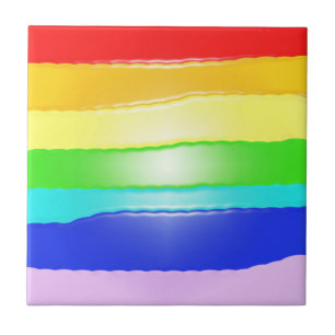 Azulejo De Cerámica Arco iris v2