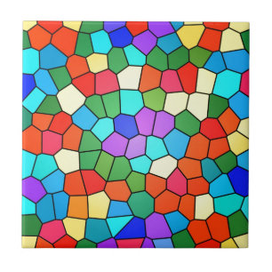 Azulejo De Cerámica Arcoiris mosaico
