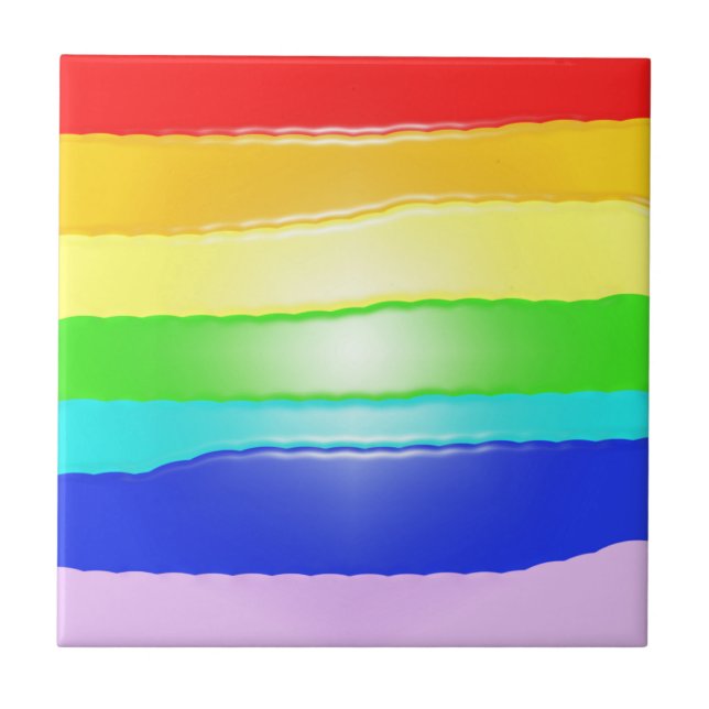 Azulejo De Cerámica Arcoiris v2 (Frente)