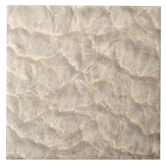 Azulejo De Cerámica Arena en el agua (Frente)