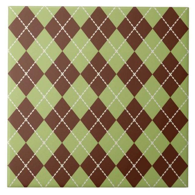 Azulejo De Cerámica Argyle Kitchen Trivet Tile (Frente)