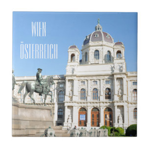 Azulejo De Cerámica Arquitectura en Viena, Austria