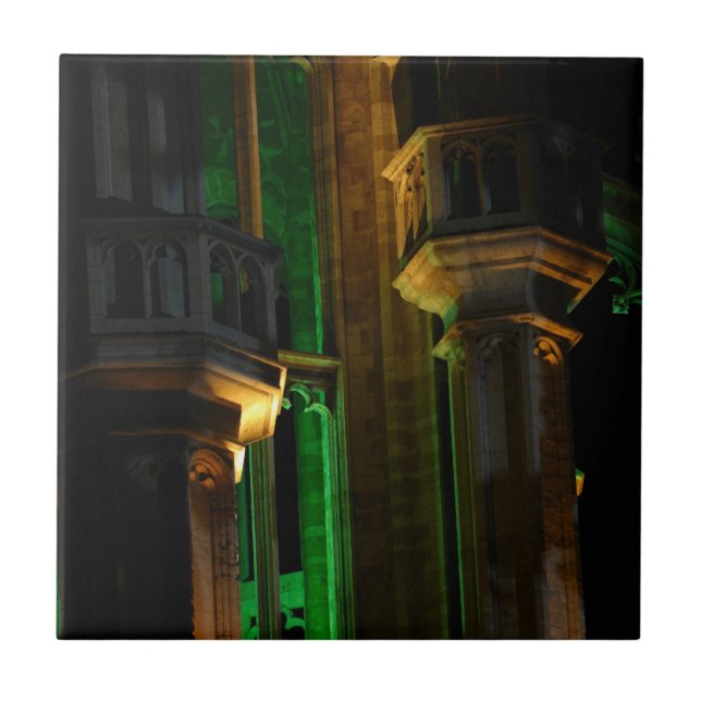 Azulejo De Cerámica Arquitectura gótica (Frente)