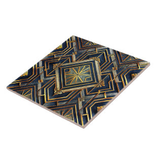 Azulejo de cerámica Art Deco