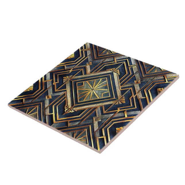 Azulejo de cerámica Art Deco (Lado)