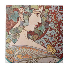 Azulejo De Cerámica Art Nouveau de Ivy